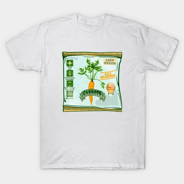 Carrot seeds T-Shirt by mailboxdisco